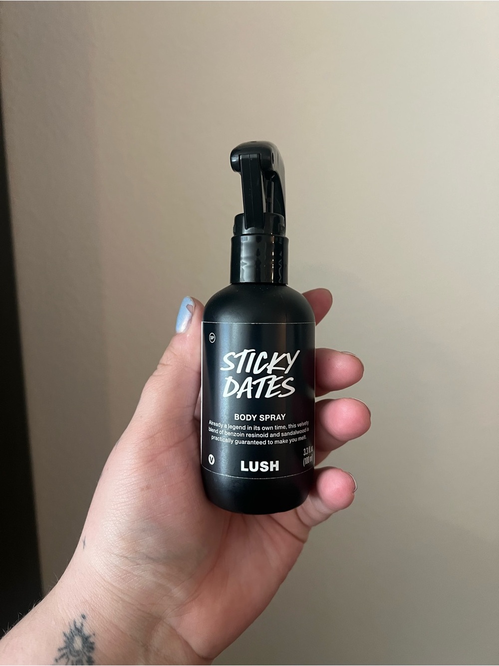 LUSH Sticky Dates Body Spray - Unused